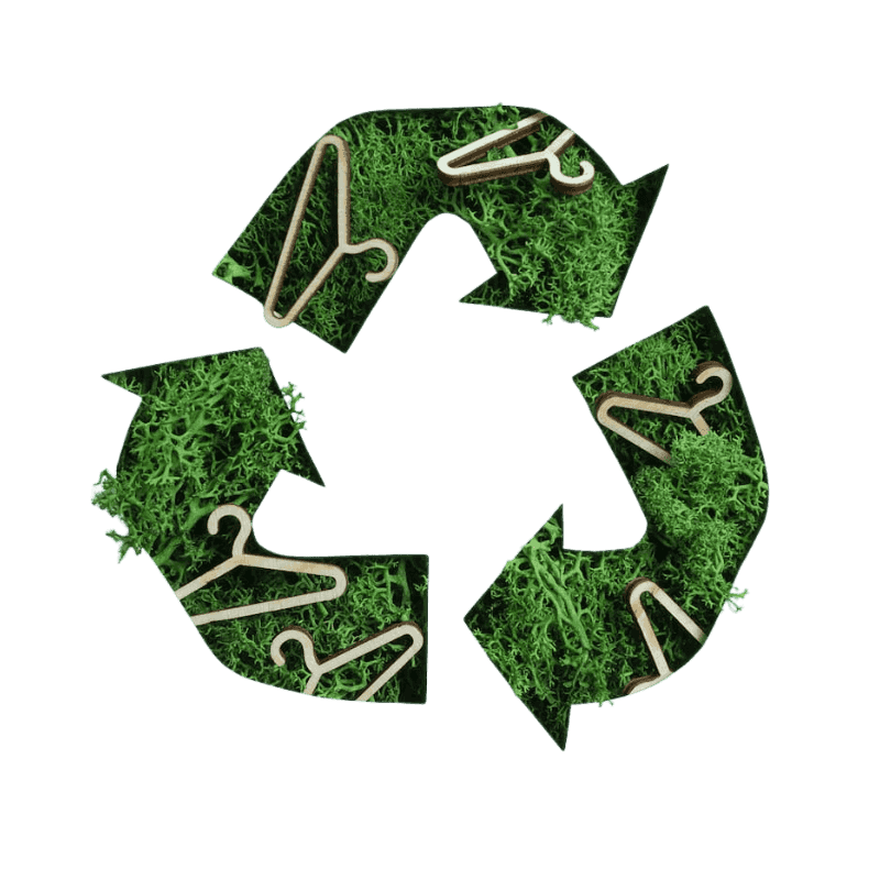 Logo für Nachhaltigkeit in der Textilbranche